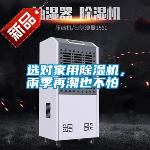 選對家用除濕機，雨季再潮也不怕