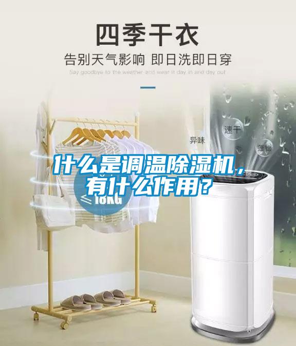 什么是調(diào)溫除濕機，有什么作用？