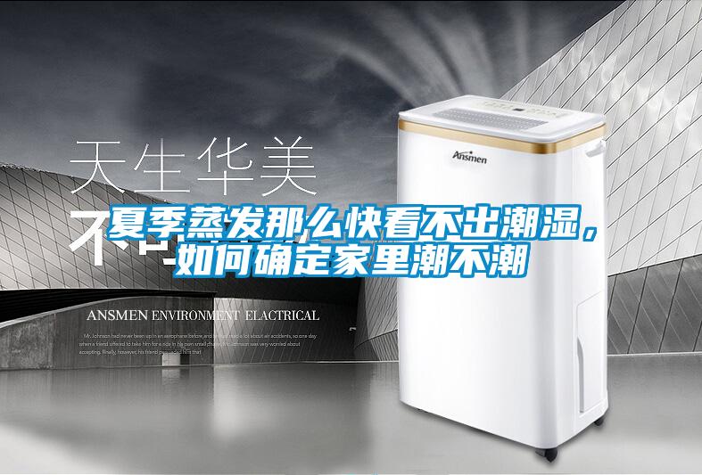 夏季蒸發(fā)那么快看不出潮濕，如何確定家里潮不潮