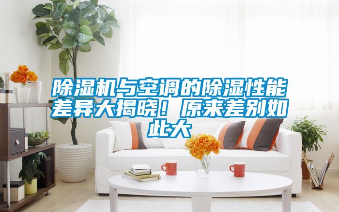 除濕機(jī)與空調(diào)的除濕性能差異大揭曉！原來差別如此大