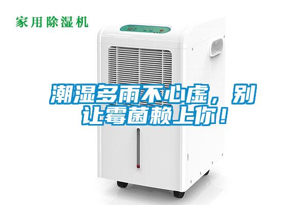 潮濕多雨不心虛，別讓霉菌賴上你！