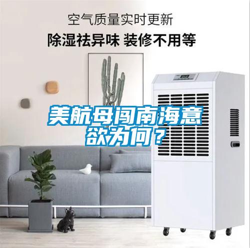 美航母闖南海意欲為何？