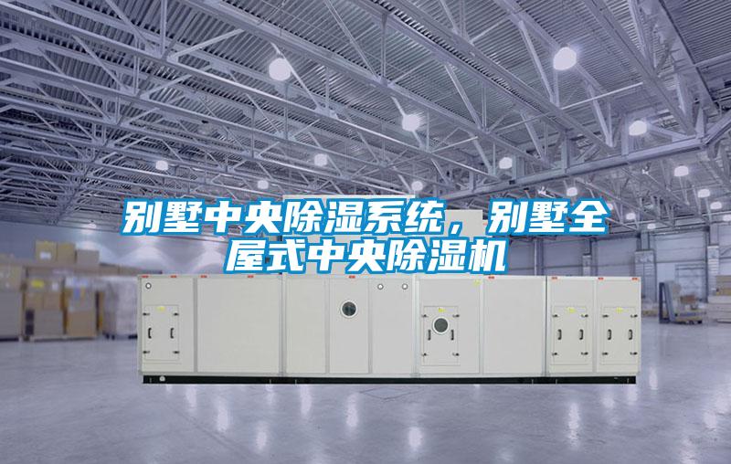 別墅中央除濕系統(tǒng)，別墅全屋式中央除濕機(jī)