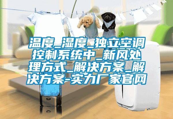 溫度_濕度_獨立空調(diào)控制系統(tǒng)中_新風(fēng)處理方式_解決方案_解決方案-實力廠家官網(wǎng)