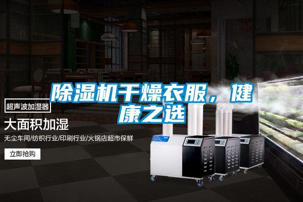 除濕機干燥衣服，健康之選