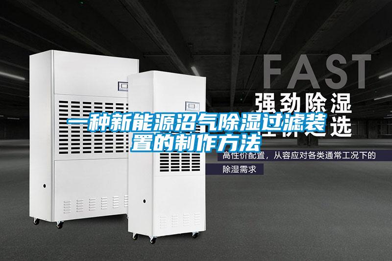 一種新能源沼氣除濕過(guò)濾裝置的制作方法