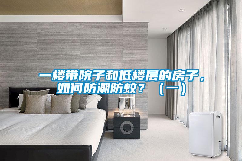 一樓帶院子和低樓層的房子，如何防潮防蚊？（一）