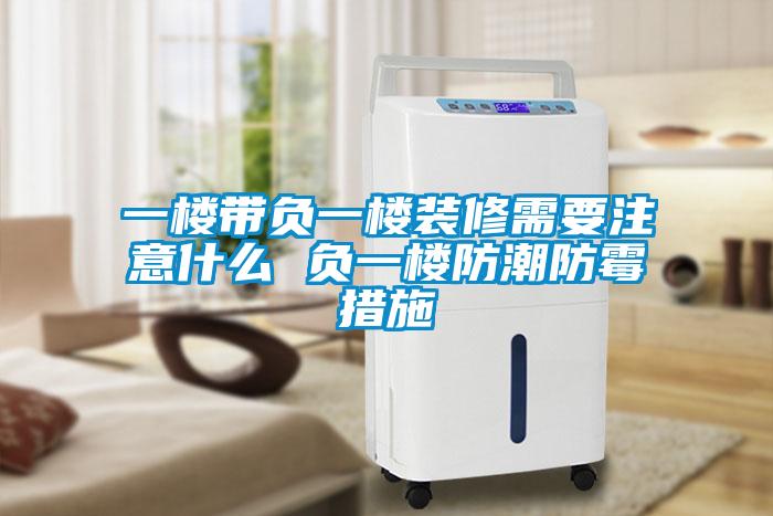 一樓帶負一樓裝修需要注意什么 負一樓防潮防霉措施