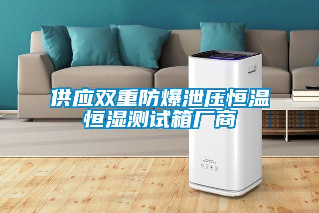 供應雙重防爆泄壓恒溫恒濕測試箱廠商