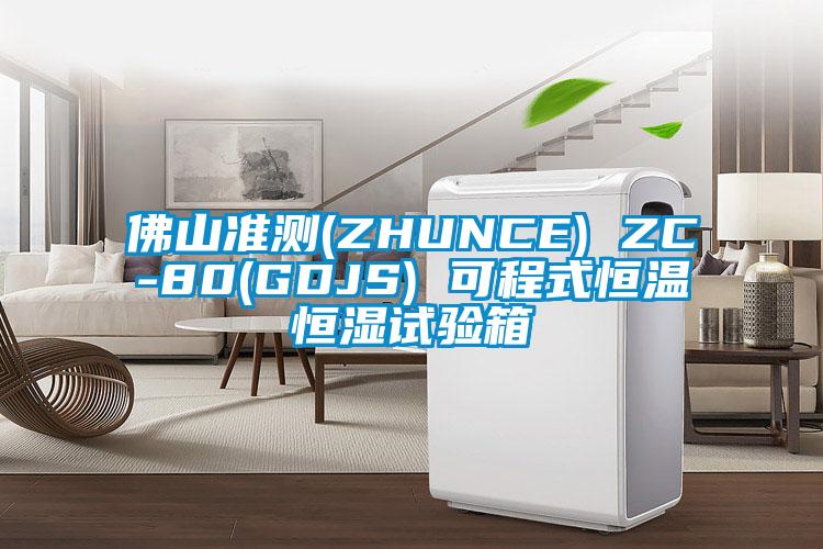 佛山準(zhǔn)測(ZHUNCE) ZC-80(GDJS) 可程式恒溫恒濕試驗箱