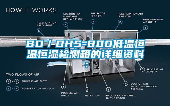 BD／DHS-800低溫恒溫恒濕檢測(cè)箱的詳細(xì)資料：