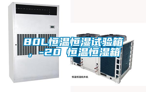 80L恒溫恒濕試驗箱，-20℃恒溫恒濕箱