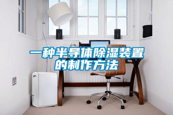 一種半導(dǎo)體除濕裝置的制作方法