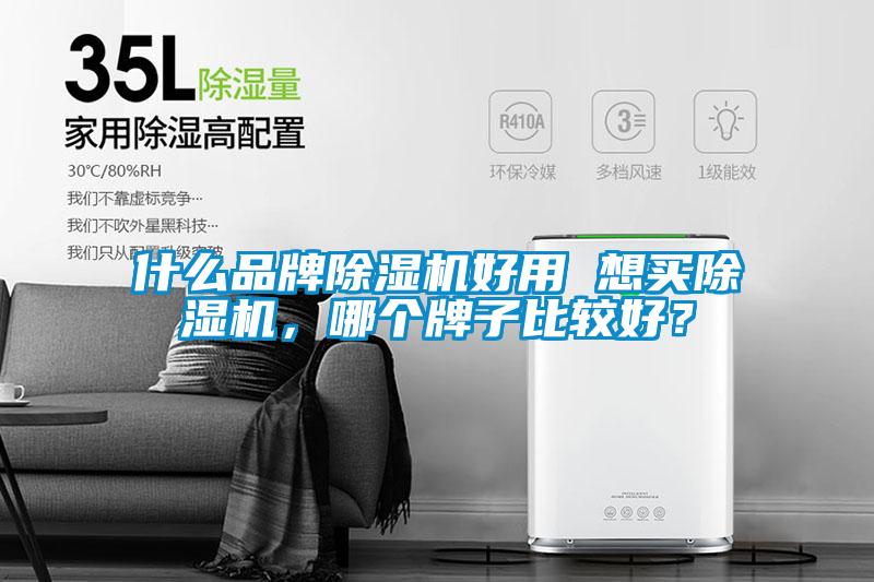 什么品牌除濕機好用 想買除濕機，哪個牌子比較好？