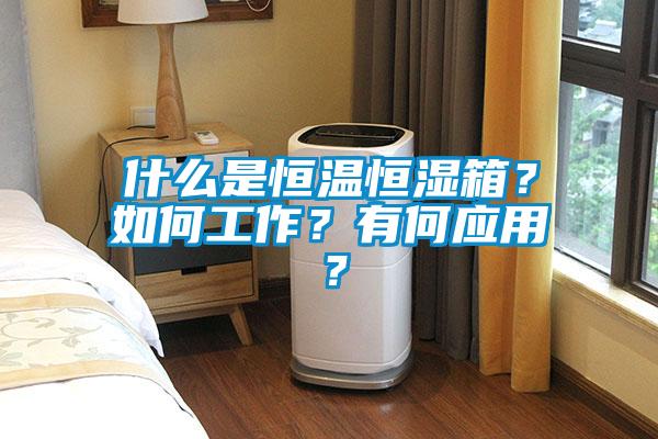 什么是恒溫恒濕箱？如何工作？有何應(yīng)用？