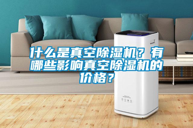 什么是真空除濕機(jī)？有哪些影響真空除濕機(jī)的價格？