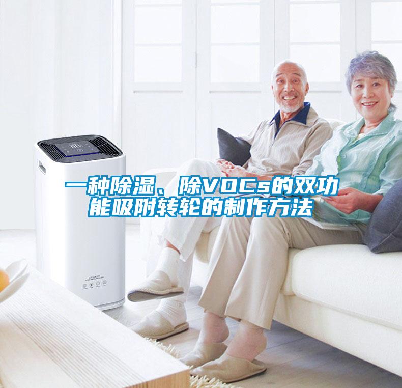 一種除濕、除VOCs的雙功能吸附轉(zhuǎn)輪的制作方法