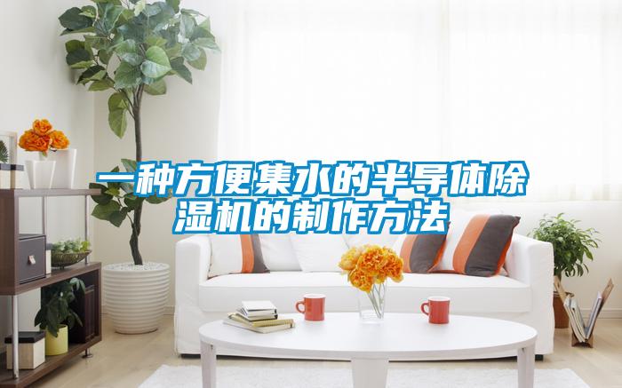 一種方便集水的半導(dǎo)體除濕機(jī)的制作方法