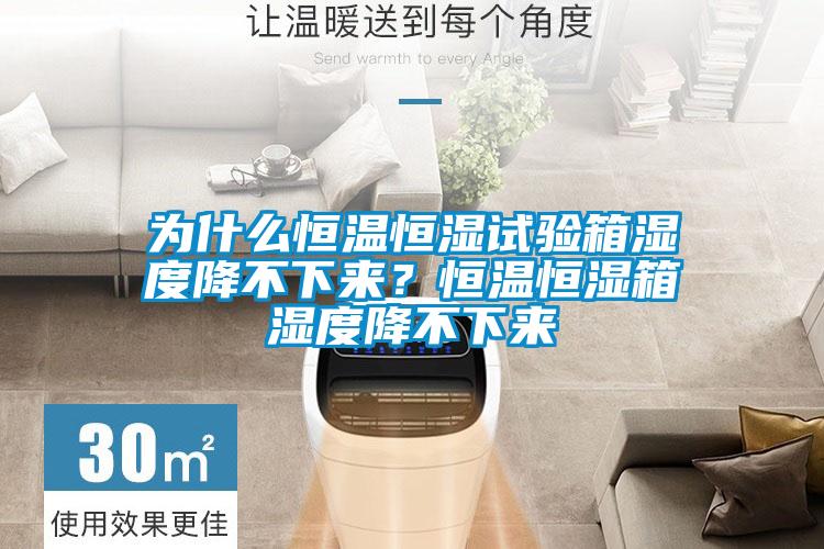 為什么恒溫恒濕試驗(yàn)箱濕度降不下來？恒溫恒濕箱濕度降不下來