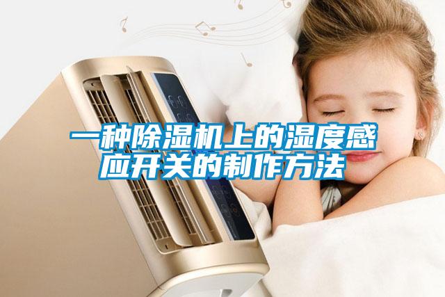 一種除濕機(jī)上的濕度感應(yīng)開(kāi)關(guān)的制作方法