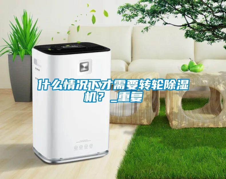 什么情況下才需要轉(zhuǎn)輪除濕機？_重復