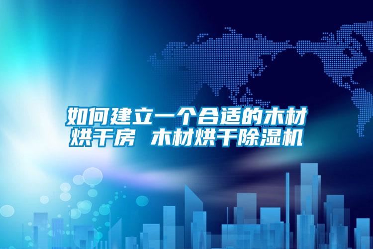 如何建立一個(gè)合適的木材烘干房 木材烘干除濕機(jī)