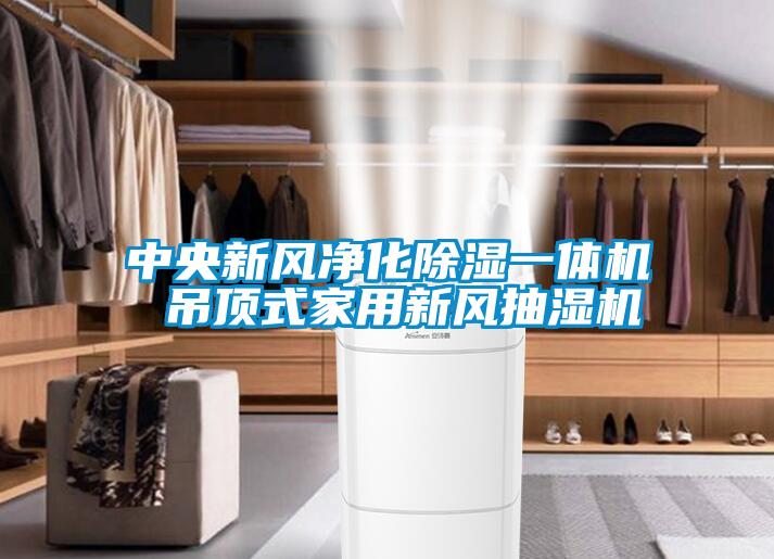 中央新風(fēng)凈化除濕一體機(jī) 吊頂式家用新風(fēng)抽濕機(jī)