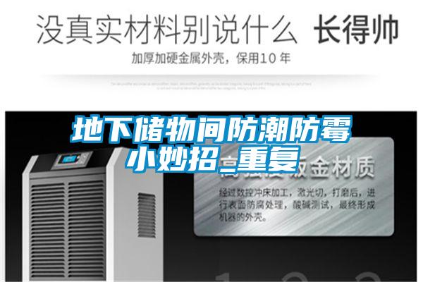 地下儲(chǔ)物間防潮防霉小妙招_重復(fù)