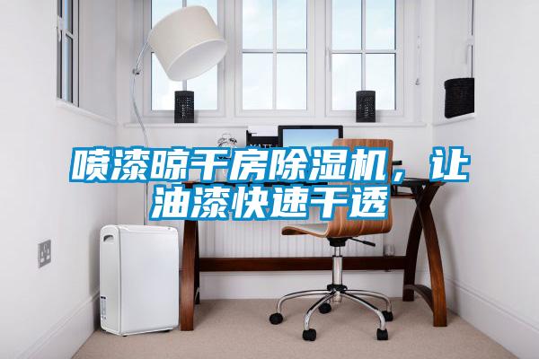 噴漆晾干房除濕機(jī)，讓油漆快速干透