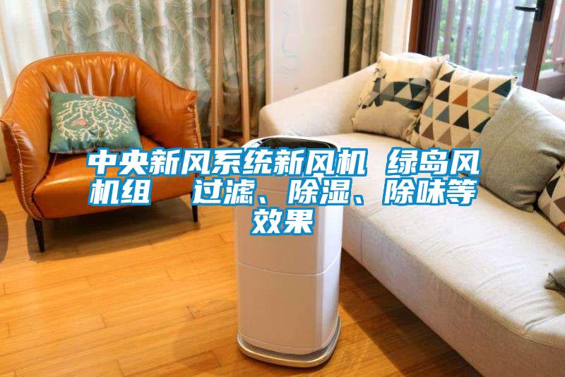 中央新風(fēng)系統(tǒng)新風(fēng)機(jī) 綠島風(fēng)機(jī)組  過濾、除濕、除味等效果