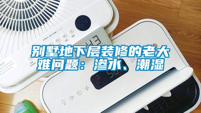 別墅地下層裝修的老大難問題：滲水、潮濕
