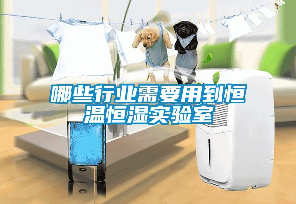 哪些行業(yè)需要用到恒溫恒濕實(shí)驗(yàn)室