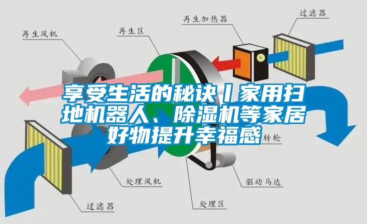 享受生活的秘訣丨家用掃地機器人、除濕機等家居好物提升幸福感
