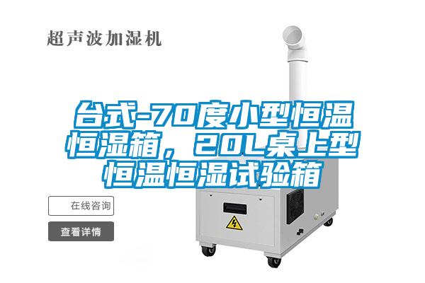 臺(tái)式-70度小型恒溫恒濕箱，20L桌上型恒溫恒濕試驗(yàn)箱