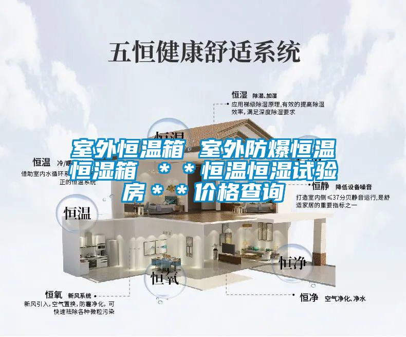 室外恒溫箱 室外防爆恒溫恒濕箱 ＊＊恒溫恒濕試驗房＊＊價格查詢