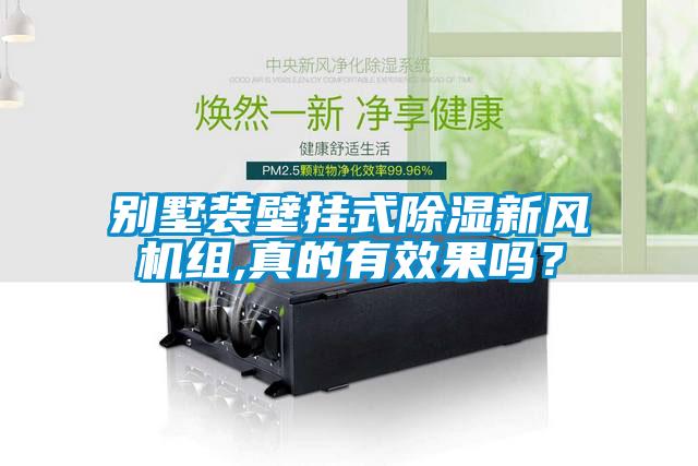 別墅裝壁掛式除濕新風(fēng)機(jī)組,真的有效果嗎？