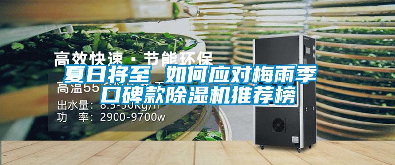 夏日將至 如何應(yīng)對(duì)梅雨季 口碑款除濕機(jī)推薦榜