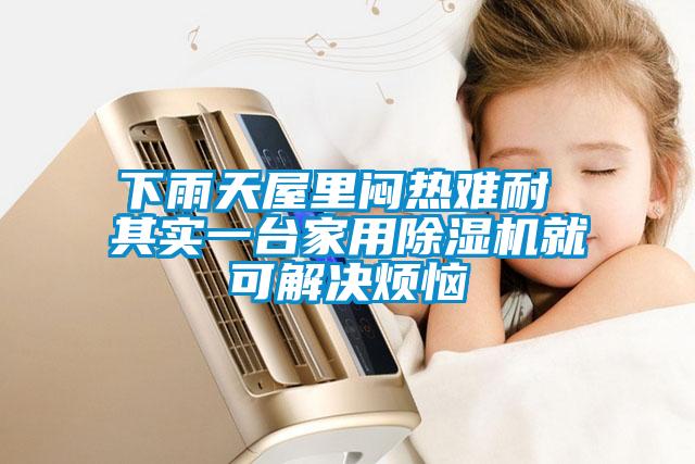 下雨天屋里悶熱難耐 其實一臺家用除濕機就可解決煩惱