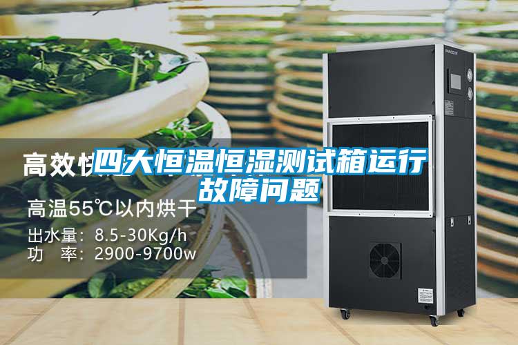 四大恒溫恒濕測試箱運(yùn)行故障問題