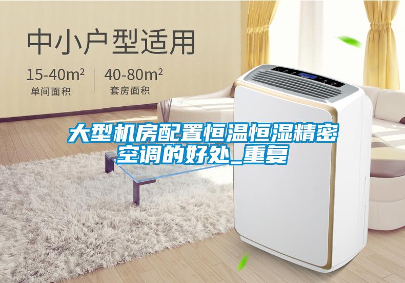 大型機房配置恒溫恒濕精密空調的好處_重復