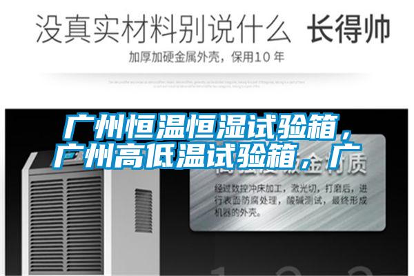 廣州恒溫恒濕試驗箱，廣州高低溫試驗箱，廣
