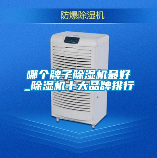 哪個牌子除濕機(jī)最好_除濕機(jī)十大品牌排行