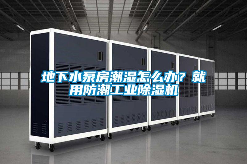 地下水泵房潮濕怎么辦？就用防潮工業(yè)除濕機(jī)