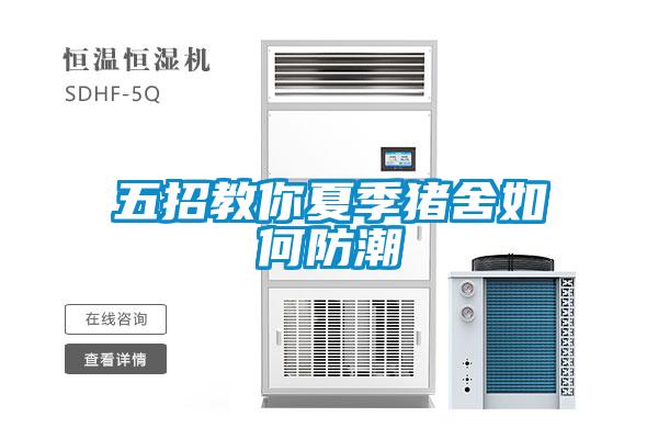 五招教你夏季豬舍如何防潮