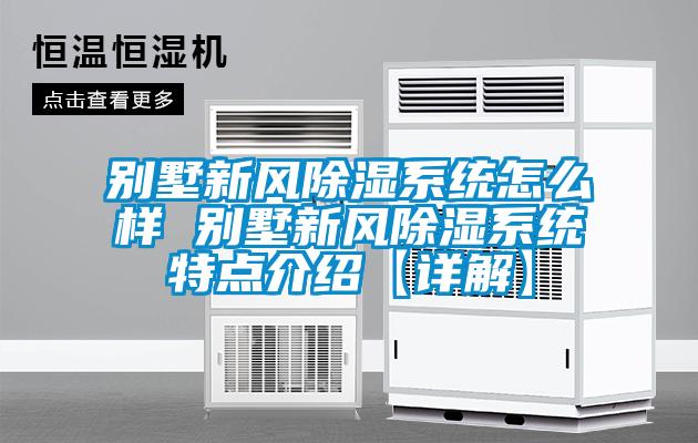 別墅新風(fēng)除濕系統(tǒng)怎么樣 別墅新風(fēng)除濕系統(tǒng)特點(diǎn)介紹【詳解】