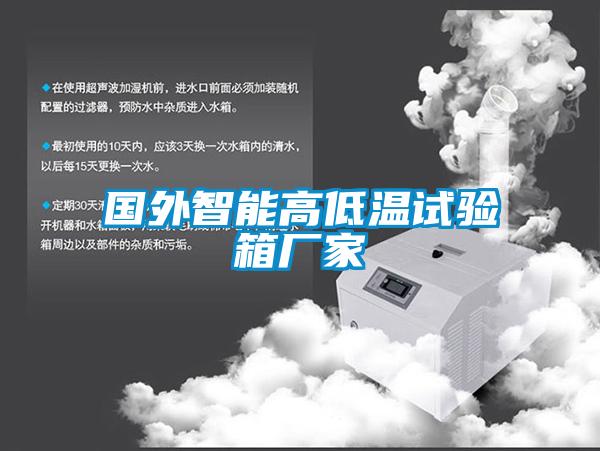 國外智能高低溫試驗箱廠家