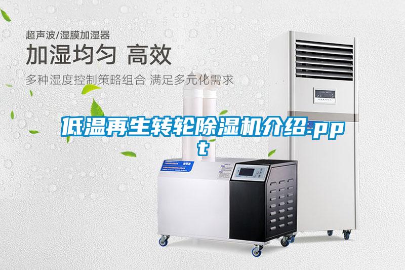 低溫再生轉(zhuǎn)輪除濕機介紹.ppt