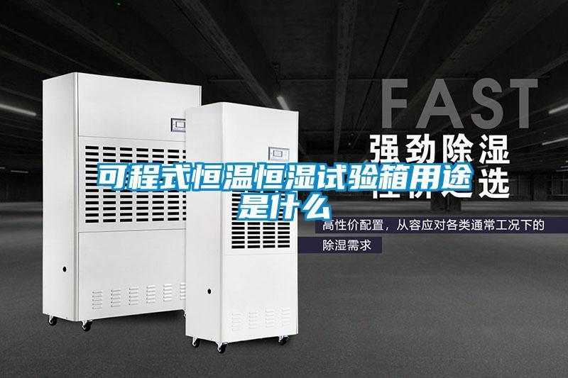 可程式恒溫恒濕試驗箱用途是什么