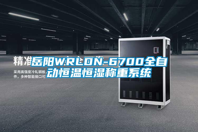 岳陽(yáng)WRLDN-6700全自動(dòng)恒溫恒濕稱重系統(tǒng)