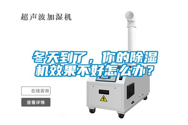 冬天到了，你的除濕機效果不好怎么辦？